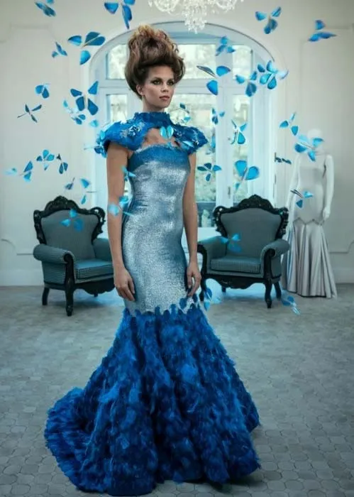 Amazing blue dresses