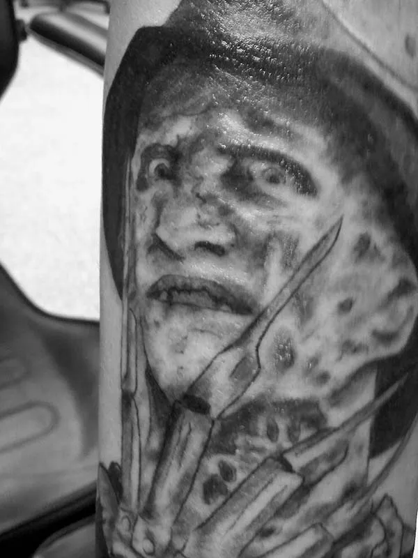 Freddy Krueger tattoo