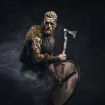 Viking chest tattoo