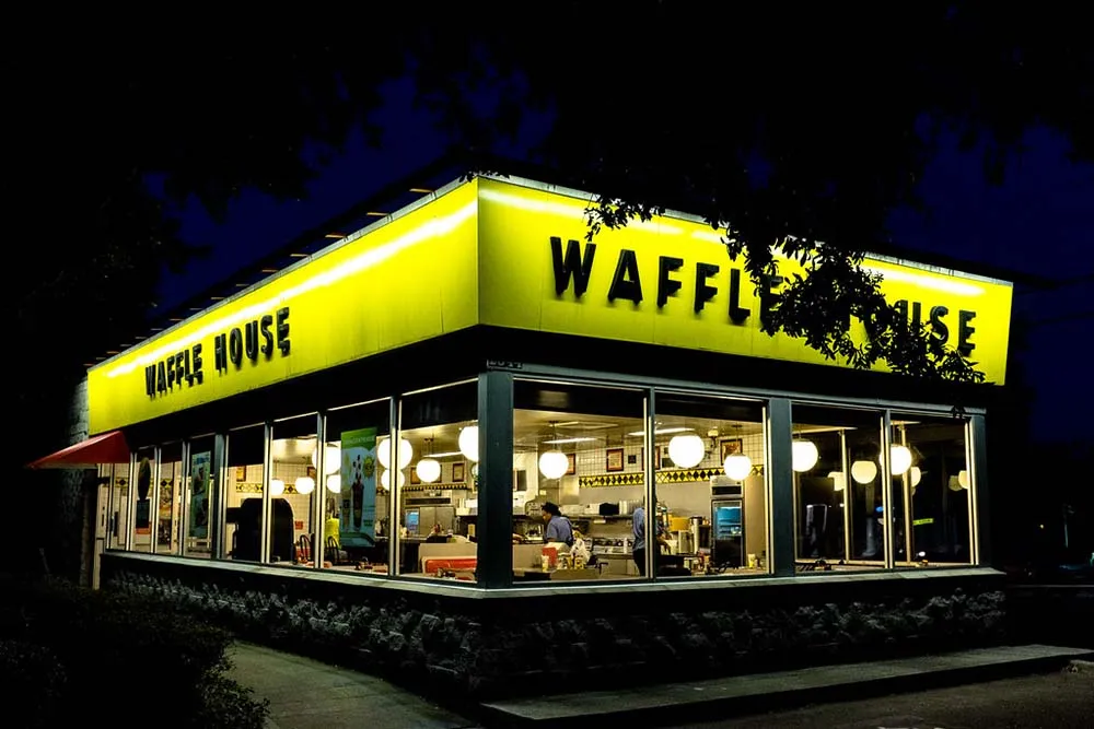 Waffle house building