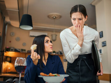 Mistakes bad waitresses often make